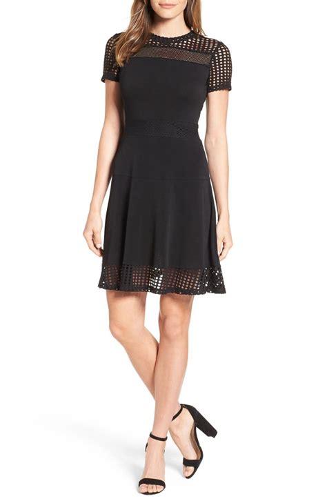 michael kors womens chain-neck a-line fit & flare dress|Michael Kors Women's A.